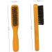 Minkissy Bartkamm Wooden Beard Brush & Boot Care Supplies | Shiny Hairbrush & Travel Cosmetics Brush for Men - Buy Online on GoSupps.com
