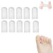 JJKTO GEL Toe Caps BreataBle Toe Protectors Silicone Anti-Friction Toe Protector Toe Protectors for Women Silicone Toe Protectors Reduce Friction 10PCs