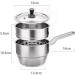 Stainless Steel Milk Pot Thickening Household Non-Stick Food Pot Pot Nonstick Metal Utensil Saucepan with Lid Frying Pan Frying Pan - Buy Online on GoSupps.com