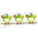 Abaodam 15 STK handbell handle baby toys toys racial toys - appeasement the bell the bell the bell shaking plastic