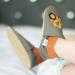 Dotty Fish Soft Leather Baby Shoes | Toddler Boys' Shoes with Non-Slip Suede Soles | Yellow Digger Design | 0-6 Months to 4-5 Years - Buy Online on GoSupps.com