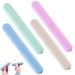 Huyiwei 4 pieces toothbrushes wheat -colored frosted toothbrush cover toothbrush travel storage suitable for daily life and long -distance trips to maintain the tooth whitening
