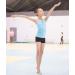 Girls' Sparkle Gymnastics Shorts - Ages 2-14 | Aosva Athletic Dancewear - Black - Buy Online on GoSupps.com