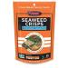 SEAPOINT FARMS Seapoint Farms Seaweed Crisps Seaweed Sheets Baked Salty Snack Non-GMO Pumpkin Sesame Flavor Crispy Seaweed Snack 35g Pack of 4