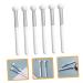 MAGICLULU 6 Pcs Makeup Brush Set - Sponge Concealer Eye Shadow Blending Bronzer Lipstick - Travel-Friendly White Wooden Handle Synthetic Brushes - Buy Online on GoSupps.com