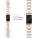 Hopply Compatible with Fitbit Charge 3 / Charge 4 Bands for Women Replacement Metal Charge 3 hr Strap Band with Bling Rhinestone Bangle for Fitbit Charge 4 Special Edition (Champagne Gold) - Buy Online on GoSupps.com