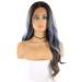 SHIYID Lace Front Synthetic Hair Wigs for Black Women | Heat Resistant Long Wavy Gray Lace Wig - Buy Online on GoSupps.com