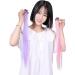 luxurious Long Straight Hair Clip Multi-Colour Trimmable Hair Extension Hairpin Rainbow Highlighted - Buy Online on GoSupps.com