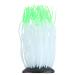 Simulation Artificial Silicone Anemone Coral Ornament for Aquarium Fish Tank Decoration (Green)