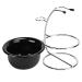 Professional Metal Shaving Brush Holder & Foam Soap Bowl Set - Multifunctional Bar Turf Tools for Grooming Accessories - Buy Online on GoSupps.com