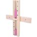 Sauna Hourglass - 15 Minute Timer with Pink Sand | Heat Resistant Wooden Clock for Sauna Rooms | Perfect Gift - Buy Online on GoSupps.com