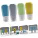 DOITOOL Travel Toiletries 1 Set Silica Gel Bottle Silicone Bottle Travel Cosmetic Squeeze Bottle - Buy Online on GoSupps.com