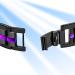 Vicmag Men Magnetic Bracelet Double Row 3500 Gauss Titanium Steel Wristband Adjustable Bracelet with Tool & Gift Box - Purple Line - Buy Online on GoSupps.com
