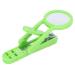 Senior-Friendly Nail Clipper with Magnifying Glass - Stainless Steel Adjustable Fingernail & Toenail Cutter (Green) - Perfect for Seniors & Babies - Buy Online on GoSupps.com