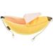 Banana Hamster Bed House Hammock Small Animal Warm Bed House Cage Nest Hamster Accessories for Sugar Glider Hamster Small Bird Pet - Buy Online on GoSupps.com