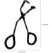 Buy Black Eyelash Curler with Refill Pads | Mini Pinching Lash Curler for All Shapes | Top Makeup Brushes & Tools - Buy Online on GoSupps.com