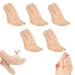 Projoint Antibunions Health Sock Orthoes Bunion Relief Socks Sock Align Toe Socks for Bunion Anti Bunion Socks Orthotoe Compression Socks for Swelling Relief Split Toe (5Pairs-Skin) 5Pcs-Skin