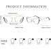 Cat Eye Large Frame Women s Blue Light Filter Reading Glasses | Fashionable +2.0 Computer Readers - Buy Online on GoSupps.com