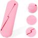Angoily Silicone Makeup Brush Organizer Bag - Pink Cosmetic Brush Holder & Storage - Small Makeup Bags (20.5x6.5cm) for International Shipping - Buy Online on GoSupps.com