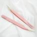 Fiber Tip Eyelash Tweezers Professional Stainless Steel Tweezers Lash Extension Isolation Volume Classic Lashes Curved Straight Tweezer with Measurements - Pink Lavi Lashes (Curve Isolation) - Buy Online on GoSupps.com