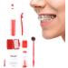 Keuyeo 8-Piece Dental Care Kit | Orthodontic Teeth Whitening Tools for Oral Hygiene - Buy Online on GoSupps.com