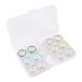 Gatuida 2 sentences Contact lens container Clarer case case lens container to-go container made of plastic carrying bag travel sets container for organizers glasses case plastic travel glasses