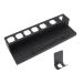 Baluue Curling Iron Rack Hair Curler Wall Holder Hairdryer Holder Station Kickstand Stainless Steel Black