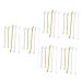 FOMIYES 30 pcs Clean Cat Puppy Tooth Portable Nylon Dual-head Handheld Teeth Cleaning for Supplies Brush 1 count (Pack of 1) Assorted Colorx3pcs