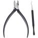 Verdant Touch Ingrown Toenail Nippers Stainless Steel Toenail Nippers and Lifter Set for Ingrown Nail Care Professional Pedicure Tools Black - Buy Online on GoSupps.com