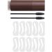 Verdant Touch Eyebrow Stamp Shaping Kit - 10 Stencils & 2 Brushes - Waterproof & Sweatproof - Long Lasting Eyebrow Makeup Powder - Dark Brown - Buy Online on GoSupps.com