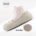 Soft Sole Toddler Sock Shoes for Baby First Walking | Grips for Boys Girls 18-24 Months Beige - Buy Online on GoSupps.com