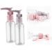 Housoutil 1 Set Cosmetic Containers Toiletries Containers Empty Dispenser Kit Clear Container Cosmetic Dispensing Bottle Cosmetics Kits Portable Pink Storage Set Travel 6.04X3.3cm Pink - Buy Online on GoSupps.com