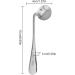 Elderly Elbow Spoon - Angled Eating -Feeding Spoon Utensil - Elder Feed Nursing Utensil Convenient for Elderly Seniors and Disabled Adults Pochy Left Hand - Spoon - Buy Online on GoSupps.com