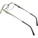 Elegant Mini Metal Reading Glasses - Rectangular Stainless Steel Frame | Free Case | Unisex 1.0 Diopters - Buy Online on GoSupps.com