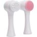 Face washing brush face washing instrument manual soft hair cleaning brush makeup removing and greasy cleansing brush face washing brush exfoliating brush Facial Massager for makeup removal and massage PVC box blue +5 wool - Buy Online on GoSupps.com