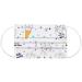 Children's Bandana Disposable Face Veil Industrial 3Ply Ear Loop 50PC - Buy Online on GoSupps.com