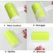 Voarge Reusable Lint Rollers - 6 Set Washable Animal Hair Remover in 2 Sizes | Eco-Friendly Lint Roller Accessories (Yellow) - Buy Online on GoSupps.com