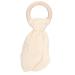 Baby Teether Wooden Toys  Baby Wood Teether Ears Cotton Gauze Hand Grip Training Soothing Baby Wooden Bite Teethers Baby & Toddler Toys (Beige) - Buy Online on GoSupps.com