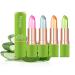 Petansy 4 Colors Aloe Vera Lipstick Jelly Lipstick Long Lasting Moisturizing Lip Balm Magic Temperature Color Changing Lip Care