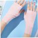FRCOLOR 1 Pair Ice Silk Nail Gloves Nail Art Fingerless Gloves Fingerless Protection Gloves Uv Ray Fingerless Glove Nails Gel Uv Protection Gloves for Nail Miss Nylon Skin Friendly Dryer - Buy Online on GoSupps.com