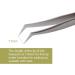 Eyelash Extension Tweezers | Professional L-Tweezers | Bent Pointed Stainless Steel | Gemerry - Buy Online on GoSupps.com