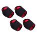 NOLITOY 2 Pairs Heel Socks Ankle Cushion Ankle Soccer Support Heel Protectors Plantar Inserts Heel Pads Football Ankle Heel Protective Cover Heel Cover Sbr Men and Women Breathable
