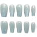 10Pcs Cat Eye Handmade Press On Nails with Gradient Design False Nails Full Cover Ballerina Wearable Artificial Nail Tips (Color : 2 Size : S) - Buy Online on GoSupps.com