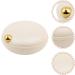 Garneck Travel Pill Organizer - Portable Daily Pill Case for Outdoor Travel - Warm Porcelain White - Buy Online on GoSupps.com