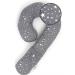 Kids Travel Neck Pillow - Soft U-Shape Head Support for Car Seat Safety - Grey - Buy Online on GoSupps.com