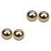 Solustrious portable massage device 4 pieces of gymnastics ball made of brass rolling ball massage hand training ball massage ball portable massage balls outdoor metal the ball roll relaxation ball