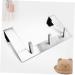 Baluue Clothes Hanger 2pcs Stainless Steel Hooks Coat Hanger Hook for Door Hook Hanger Metal Bedroom Door On The Door Coat Hooks - Buy Online on GoSupps.com