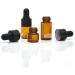 24 Mini Amber Glass Essential Oil Drip Bottles with Black Rubber Caps - Perfect for Cosmetics Perfume & Sample Liquid Storage (1ml) - Buy Online on GoSupps.com