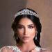 Silver CZ Wedding Tiara - Floral Princess Crown for Women | Bridal Headband with Cubic Zirconia | Sweet 16 & Birthday Hair Accessory - Buy Online on GoSupps.com