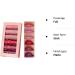 6 Colors Matte Lipsticks Set - Long Lasting Velvet Red Lipstick Kit | Waterproof Makeup with Gift Box - Buy Online on GoSupps.com